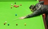 Ronnie O'Sullivan snooker action shot